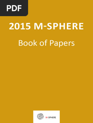 Book of Papers M-Sphere 2015