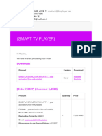 Player TV Activation