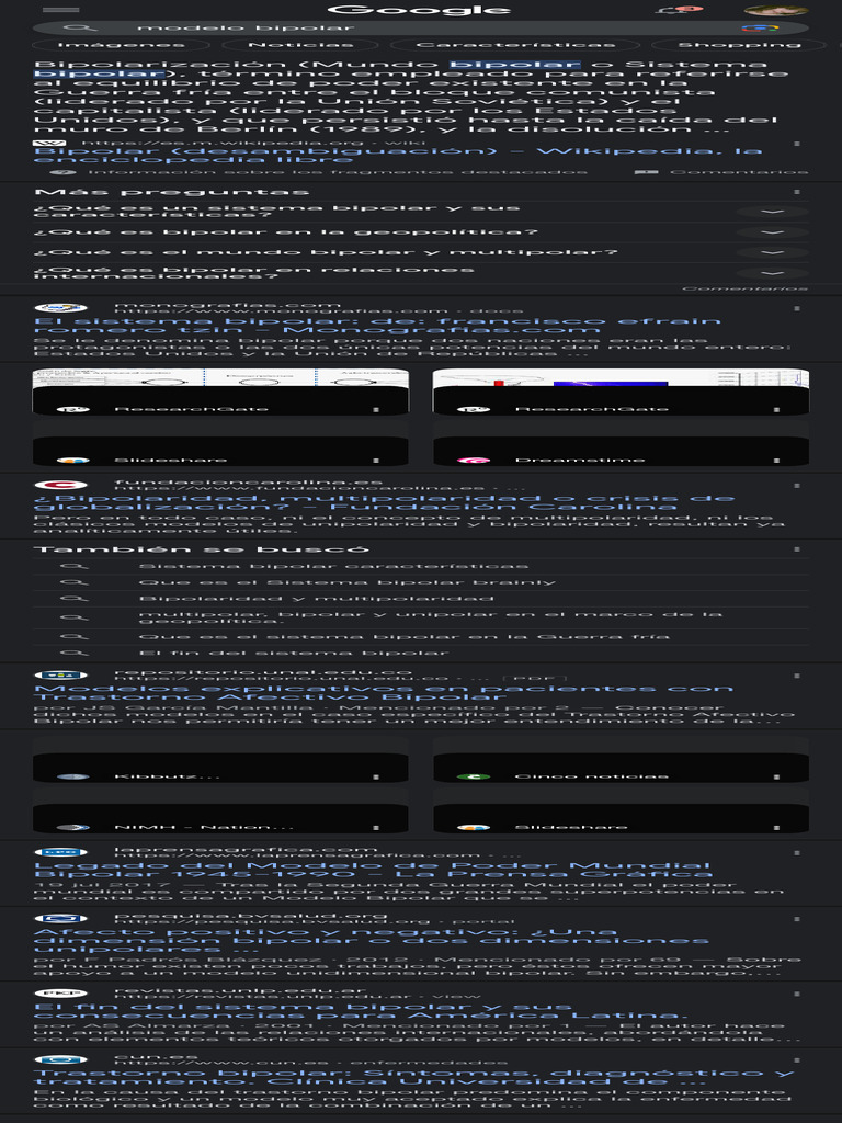 Modelo Bipolar Buscar Con Google PDF Desorden bipolar Polaridad