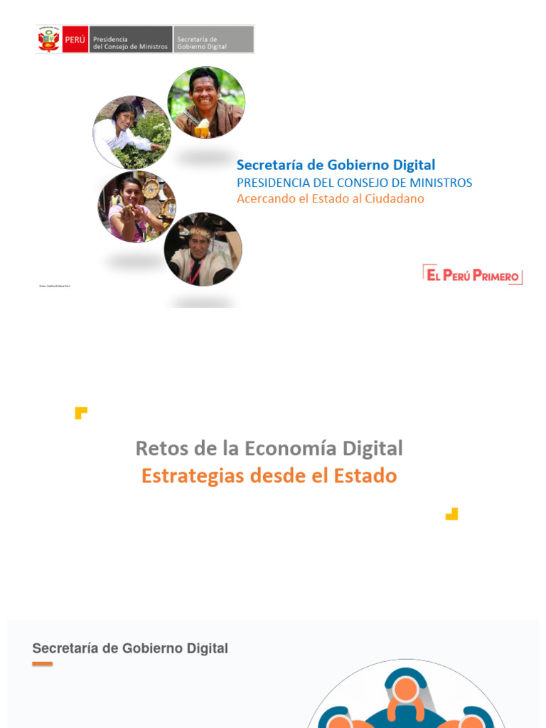 Estrategias para la Economía Digital en Perú | PDF | Gobierno E | Economias