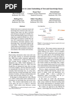 D15-1174 Representing Text For Joint Embedding of Text and Knowledge Bases