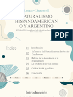 Naturalismo Hispanoamericano y Argentino