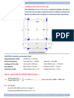 Manual Design of Two Way Slab