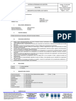 FE-CAP-007 Perfil de Puesto - Opoerario de Maestranza