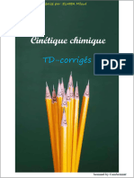 Cinétique Chimique - TD Corriger FSK