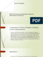 Role of Ulema and Mashiaks (Autosaved