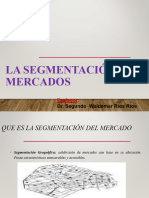 Segmemtacion de Mercados