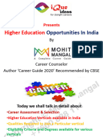 Higher Education Opportunities in India
