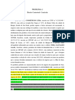 Problematização 2 para Contrato de Comissão - Anotações