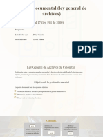 Gestion Documental Ley General de Archivos
