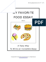 Favorite Food Essay VETO