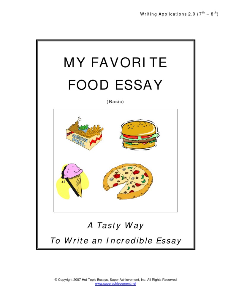 My favourite food is spaghetti essay picture