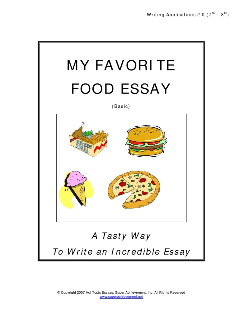 favorite food essay