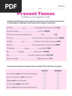 Present Simple & Present Continuous WS