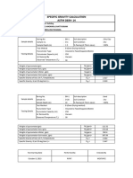 Specific Gravity Calculation ASTM D854-14