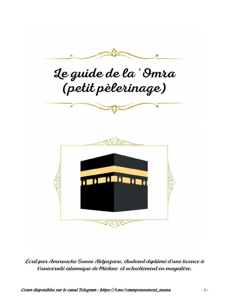 Guide Pratique de la Omra en PDF | PDF | Allah | Prière