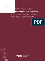 INSTRUCTIVO PARA EL DISEÑO DE PROGRAMAS - Jun2023