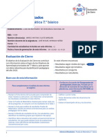 Prueba Matematica7Basico