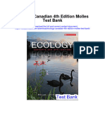 Ecology Canadian 4th Edition Molles Test Bank