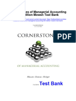 Cornerstones of Managerial Accounting 5th Edition Mowen Test Bank