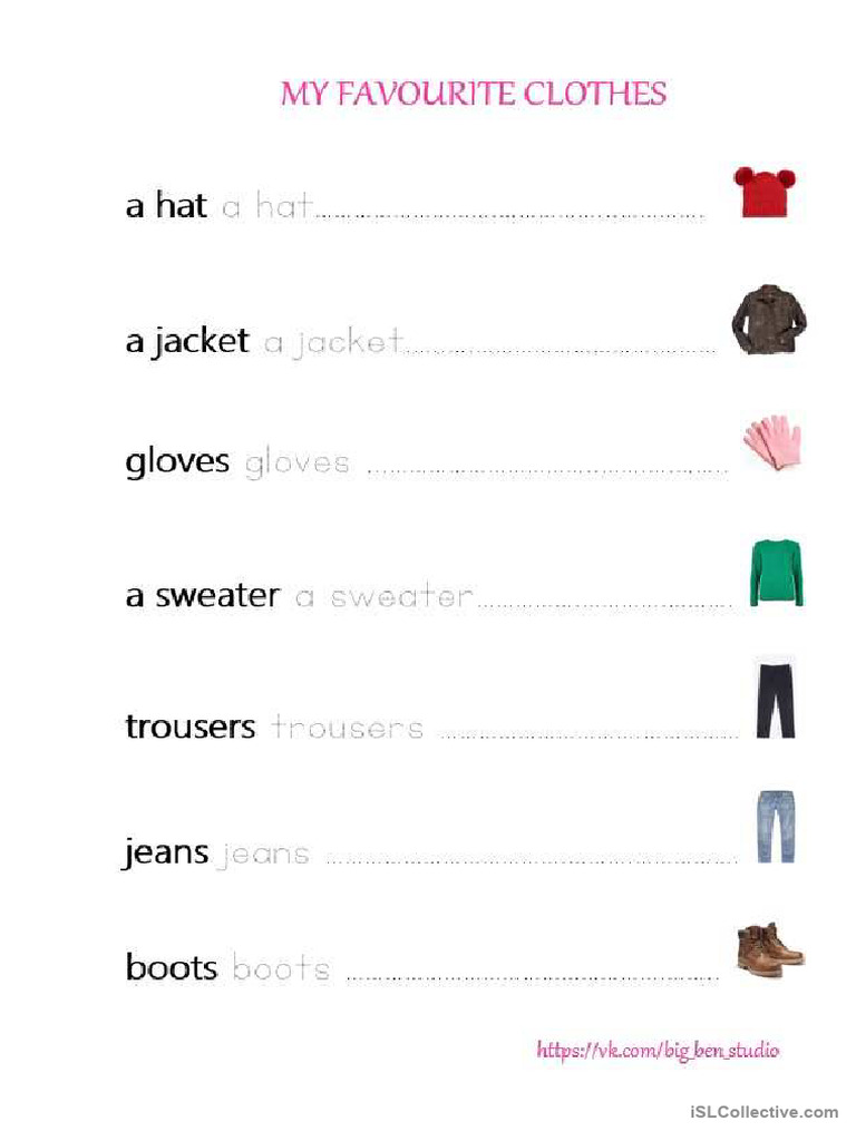 Clothes _ Tracing | PDF