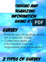 Gathering Data - Survey