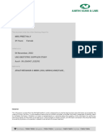 29 Years Mrs - Preetha.V Female: This Document Holds The Written Radiology Report For