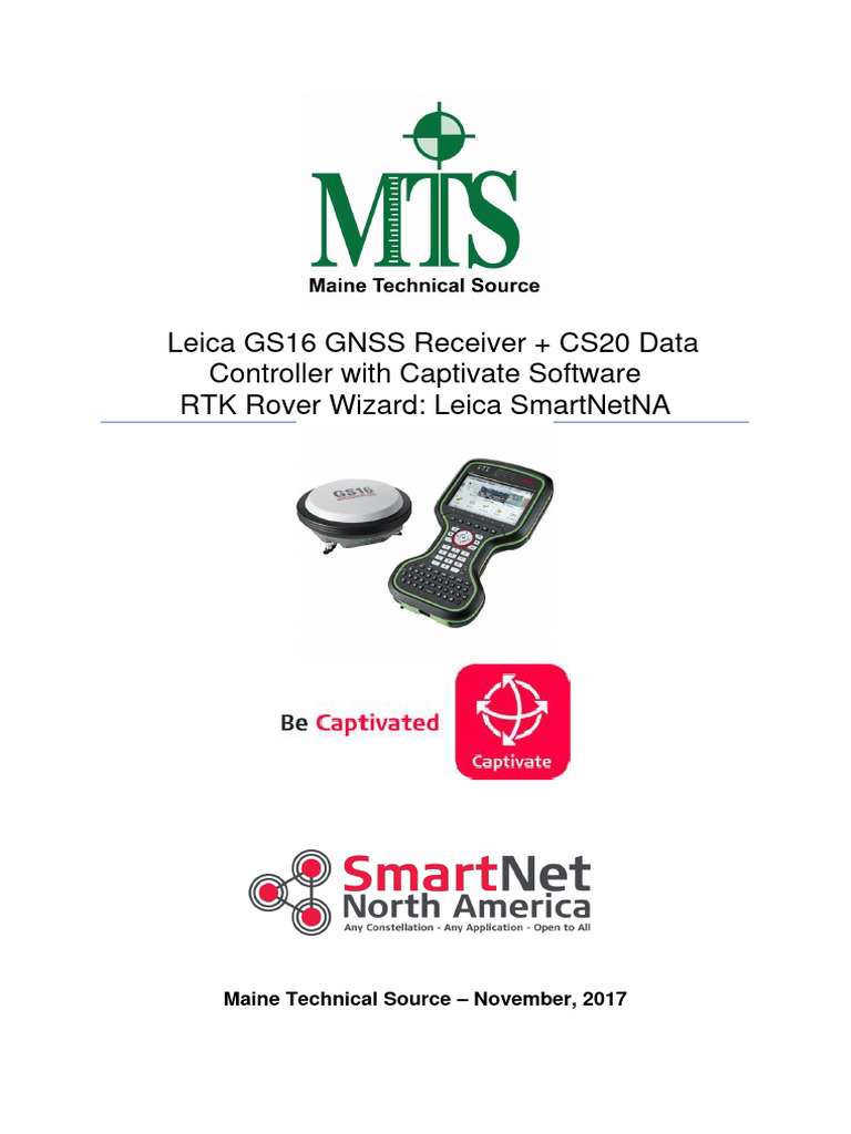GS16 CS20 RTK Rover Wizard - Leica SmartNetNA - Quick Guide - Rev1.2 ...