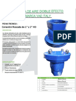 Valvula de Aire Doble Efecto