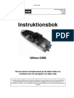 Instruktionsbok Ultima C650 Rev6