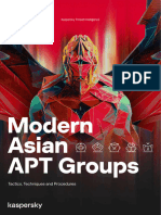 Modern Asian APT Groups TTPs Report Eng
