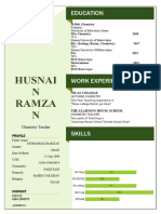 Husnain CV Format