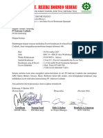 Surat Escort Truk Bermuatan Sparepart PT RBS - Signed