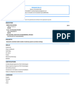 PRAKASH RAJ D - NIE - Resume