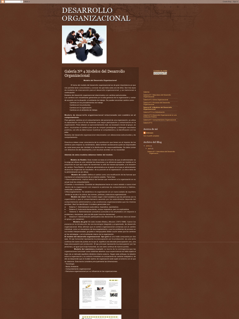 Modelos Del Desarrollo Organizacional | PDF | Comportamiento
