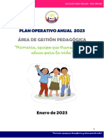 Plan Operativo Anual 2023 - NIVEL PRIMARIA