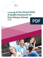 Looking at Our School 2022: A Quality Framework For Post-Primary Schools
