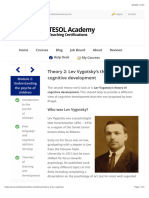 Theory 2: Lev Vygotsky - World TESOL Academy