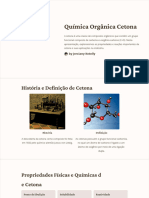 Quimica Organica Cetona Introducao