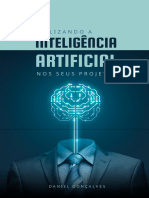 Capa Ebook Inteligência Artificial Moderno Azul