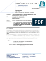 Carta 037 Remito Liquidacion de Supervision de Obra San Francisco