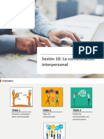 Sesión 10 - La Comunicación Interpersonal PDF