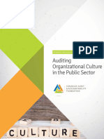 Auditing Organizational Culture