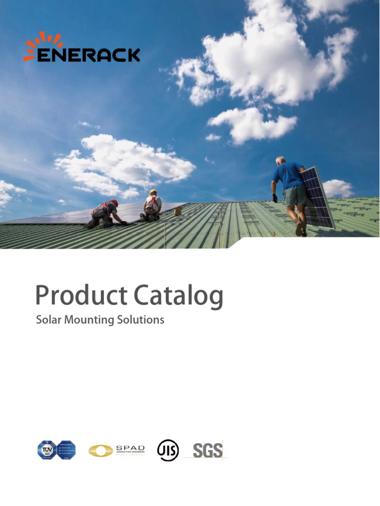60253247d244f2020 Enerack Solar Mounting System Catalog | PDF | Roof ...
