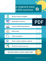 Ways To Improve Your English This Summer