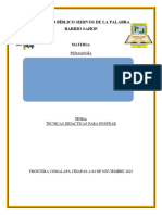 Tarea2 - Tecnicas Didacticas para Enseñar