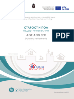 Age and Sex: Data by Settlements