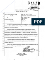 2011 10 07 Order Re Discovery Motion & Deposition of Tibco Software CEO Vivek Ranadive