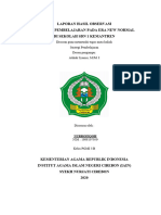 Nurrofiqoh (1808107050) - LAPORAN HASIL OBSERVASI Strategi Pembelajran Di Era New Normal