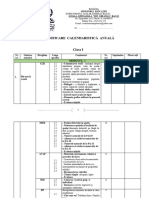 Planificare Calendaristica Clasa I Editura EDU 2023-2024